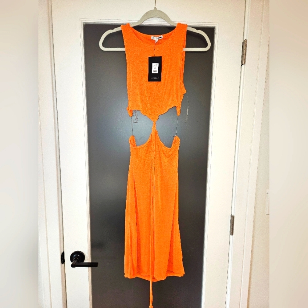 Fashion Nova orange dress